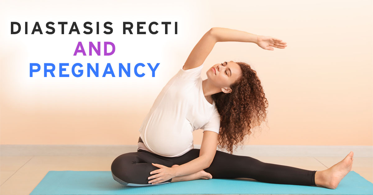 Pelvic floor exercises and diastasis recti exercises (pregnancy